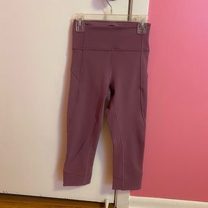 SOLD- N/A Crop 21 inch Lululemon Leggings
